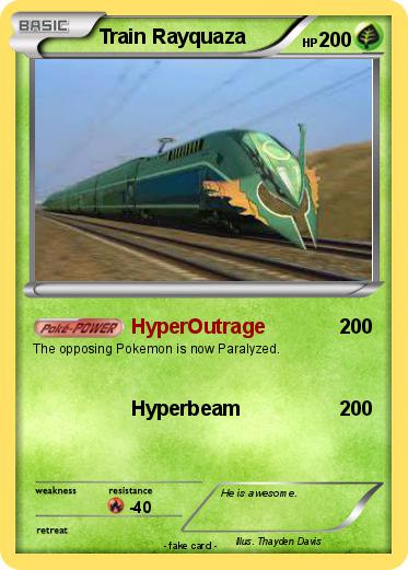 Pokemon Train Rayquaza