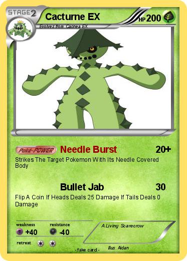 Pokemon Cacturne EX