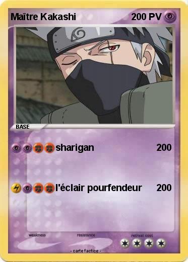 Pokemon Maître Kakashi