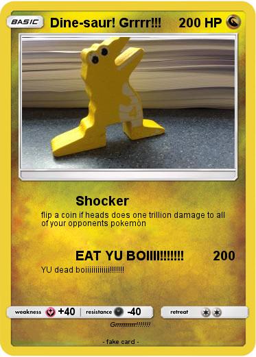 Pokemon Dine-saur! Grrrr!!!
