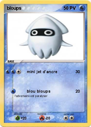 Pokemon bloups