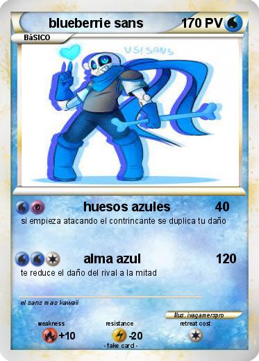 Pokemon blueberrie sans