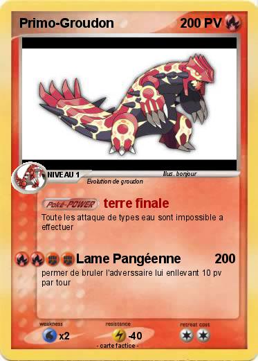 Pokemon Primo-Groudon