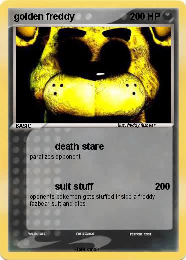 Pokemon golden freddy