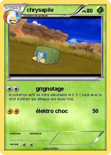 Pokemon chrysapile