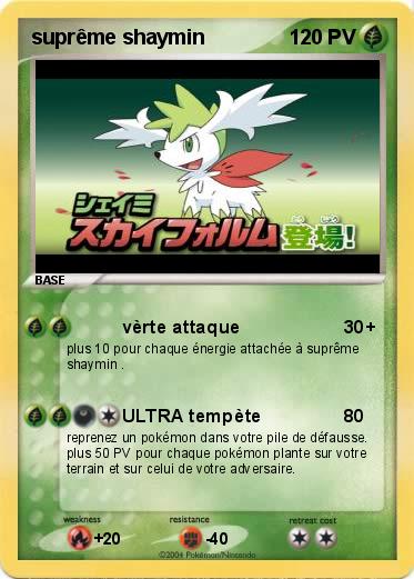 Pokemon suprême shaymin