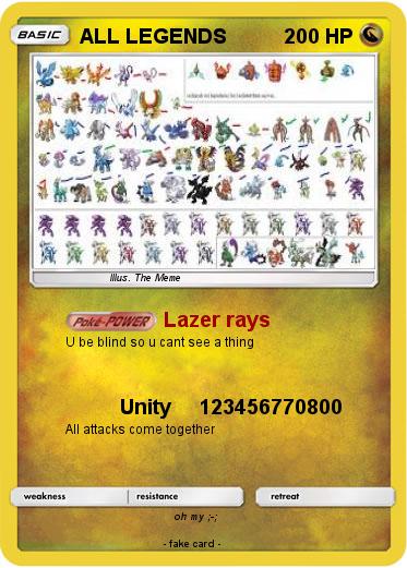 Pokemon ALL LEGENDS