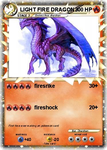Pokemon LIGHT FIRE DRAGON X