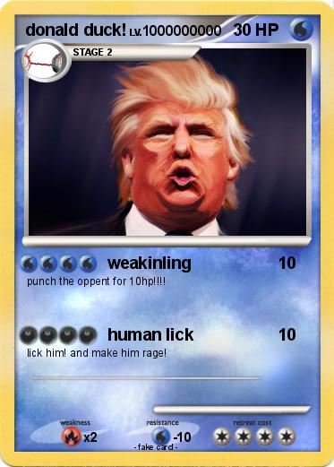 Pokemon donald duck!