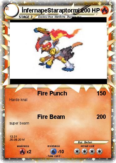 Pokemon İnfernapeStaraptormix