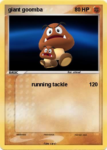Pokemon giant goomba
