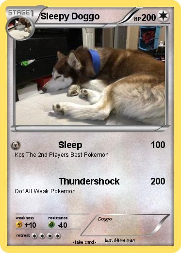 Pokemon Sleepy Doggo
