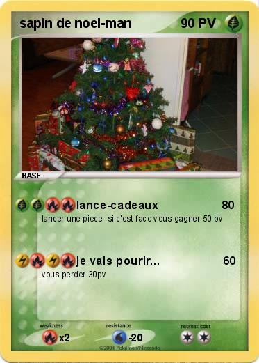 Pokemon sapin de noel-man