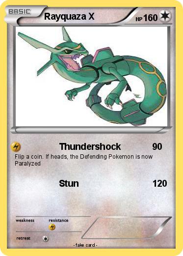 Pokemon Rayquaza X
