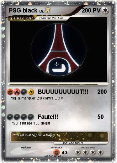 Pokemon PSG black