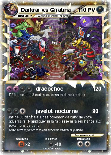 Pokemon Darkrai v.s Giratina