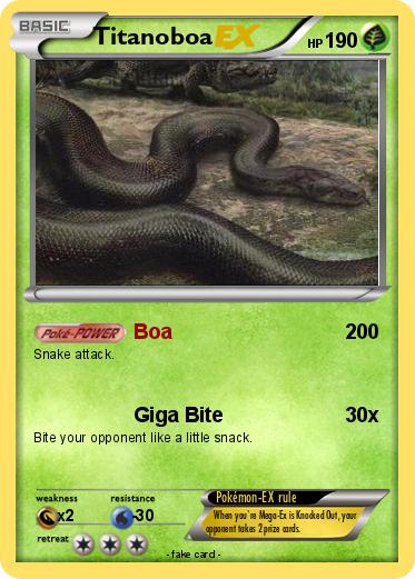 Pokemon Titanoboa