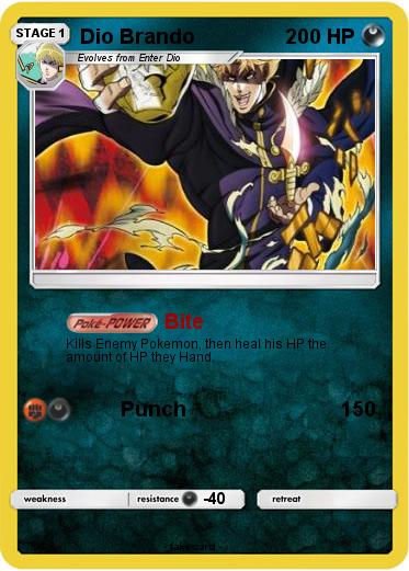 Pokemon Dio Brando