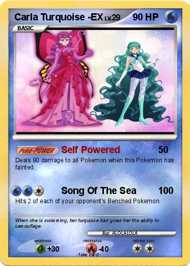 Pokemon Carla Turquoise -EX