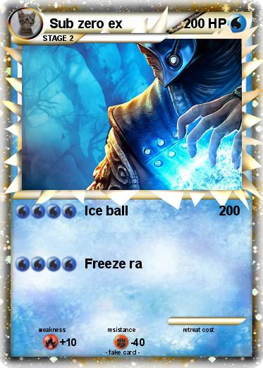 Pokemon Sub zero ex