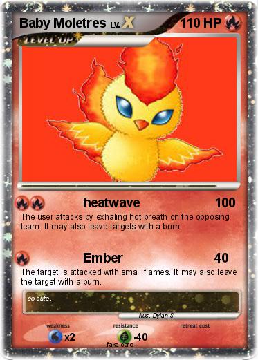 Pokemon Baby Moletres