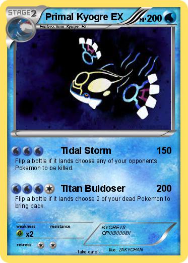 Pokemon Primal Kyogre EX