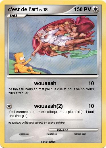 Pokemon c'est de l'art