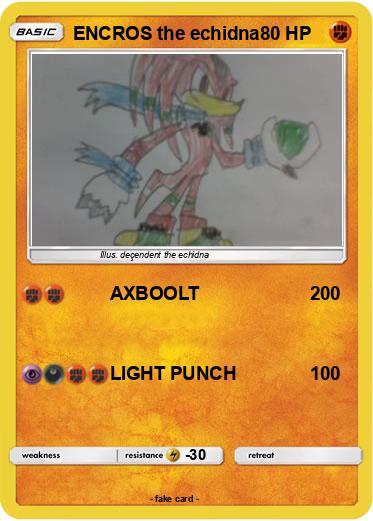Pokemon ENCROS the echidna