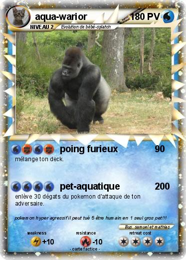 Pokemon aqua-warior