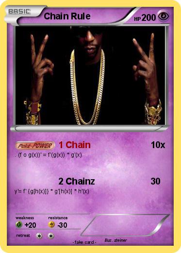 Pokemon Chain Rule