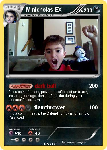 Pokemon M nicholas EX
