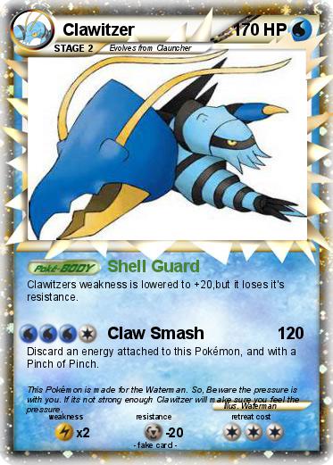 Pokemon Clawitzer