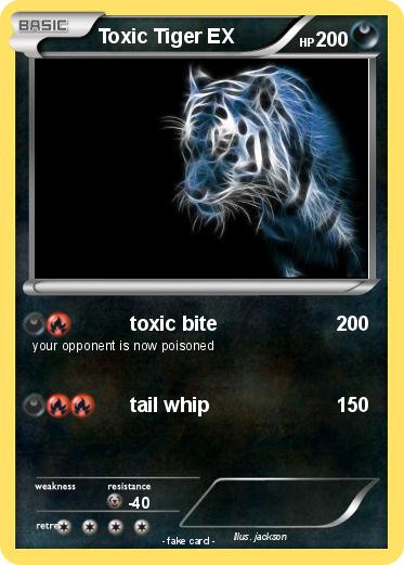 Pokemon Toxic Tiger EX