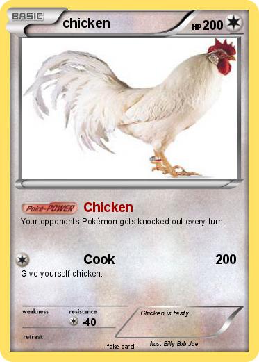 Pokemon chicken