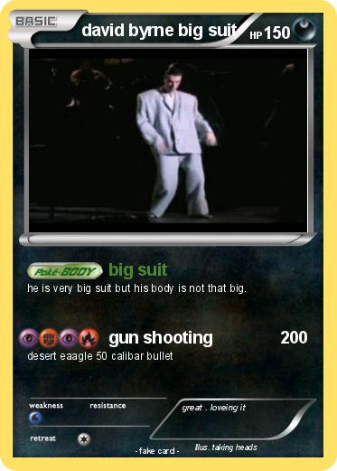 Pokemon david byrne big suit