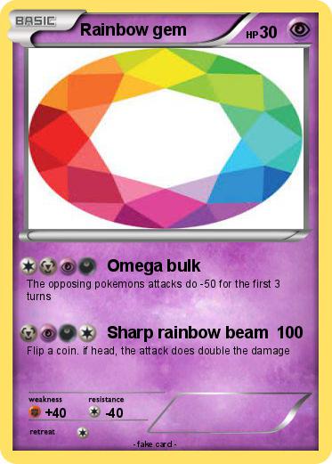 Pokemon Rainbow gem