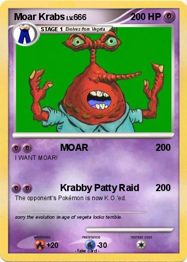 Pokemon Moar Krabs
