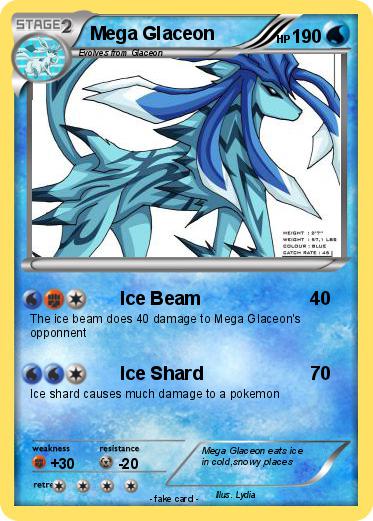 Pokemon Mega Glaceon
