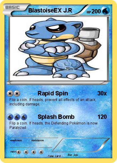 Pokemon BlastoiseEX J.R
