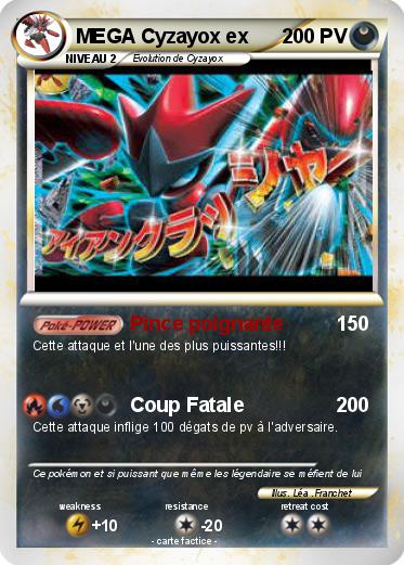 Pokemon MEGA Cyzayox ex