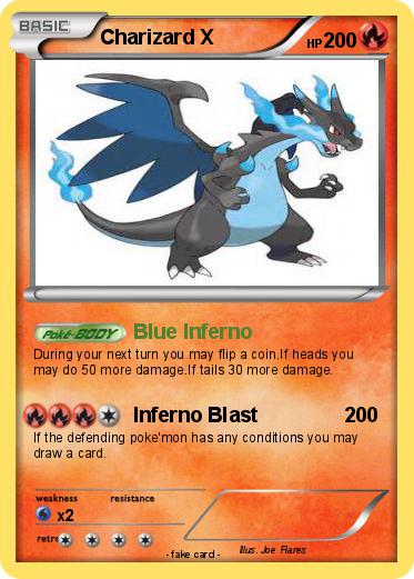 Pokemon Charizard X