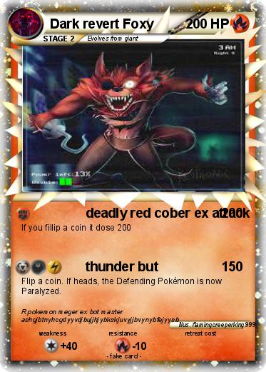 Pokemon Dark revert Foxy