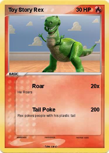 Pokemon Toy Story Rex
