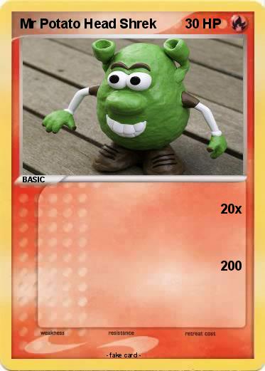 Pokemon Mr Potato Head Shrek