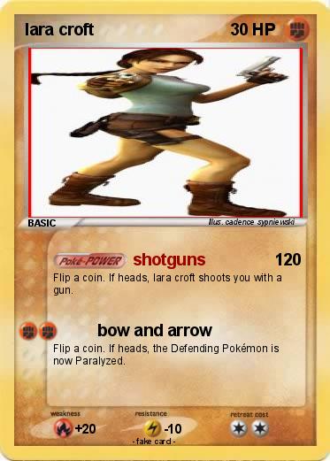 Pokemon lara croft