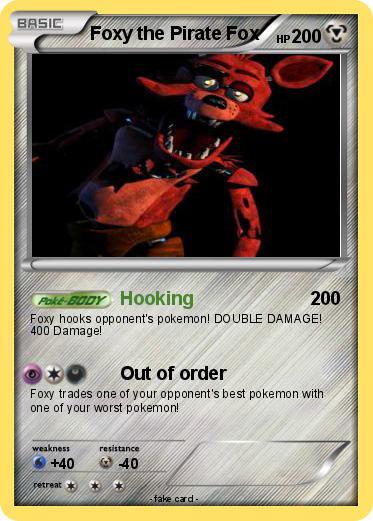 Pokemon Foxy the Pirate Fox