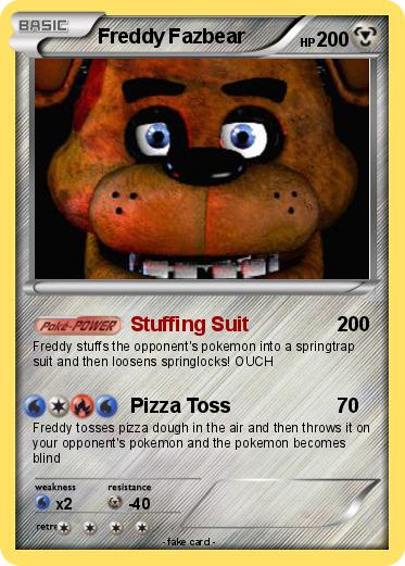 Pokemon Freddy Fazbear