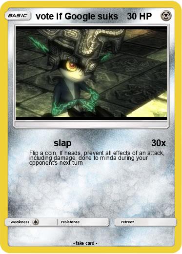 Pokemon vote if Google suks