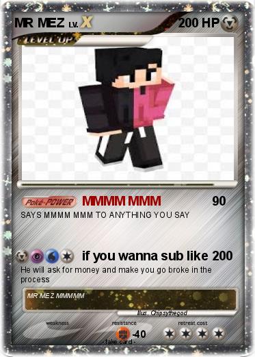 Pokemon MR MEZ