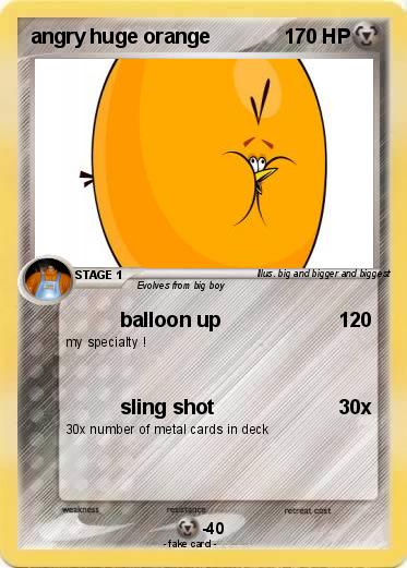 Pokemon angry huge orange